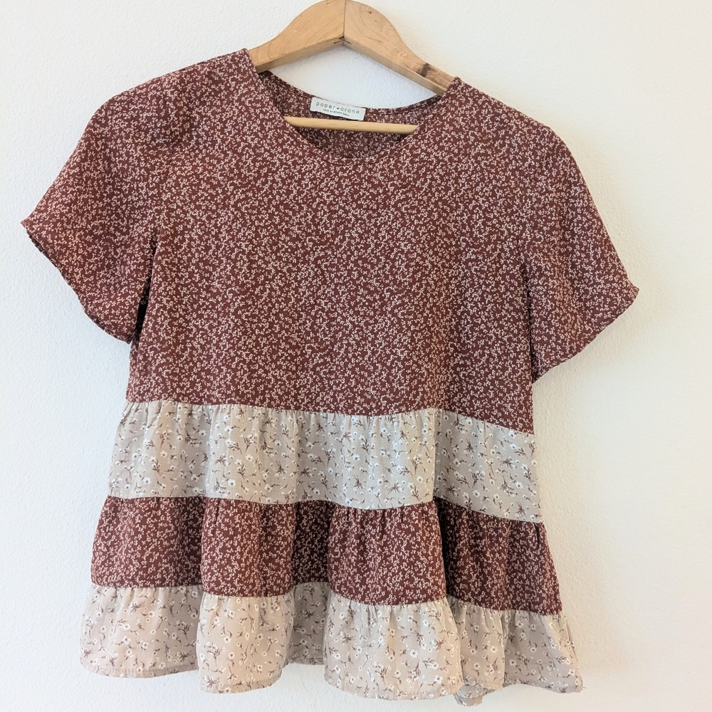 Paper Crane blouse top size small